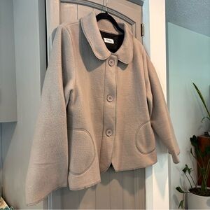 Carina Mode Fleece Jacket, easy fashionable throw on jacket!